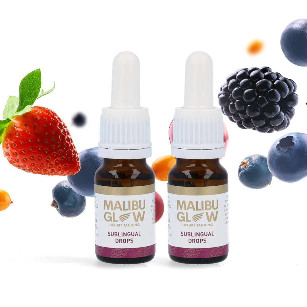 Malibu Tanning Double Strength Sublingual Drops (10ml) (Berry x 2)