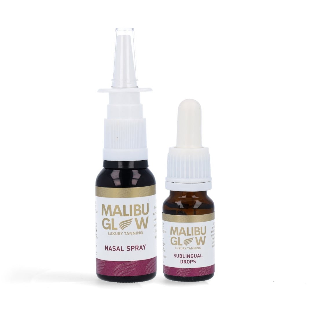 Malibu Tanning Single Strength Nasal Spray (20ml) & Malibu Tanning Double Strength Sublingual Drops (10ml)